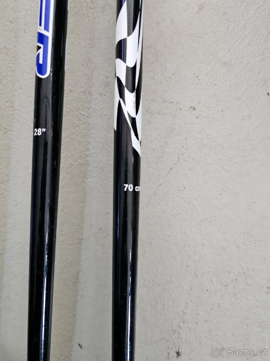 Prodám lyze TecnoPro 100 cm a hůlky Leki 75cm - 3