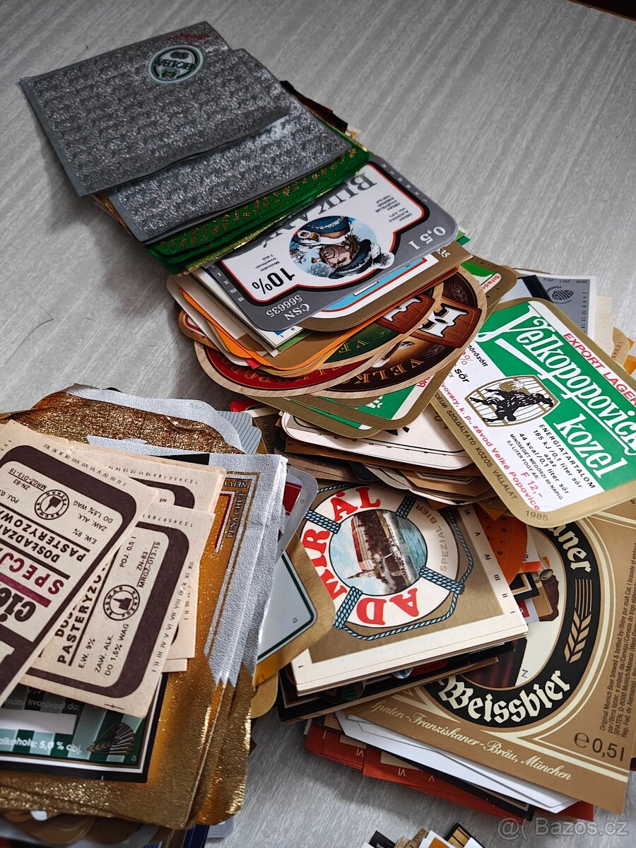 Pivní etikety sbírka stovek kousků - 3
