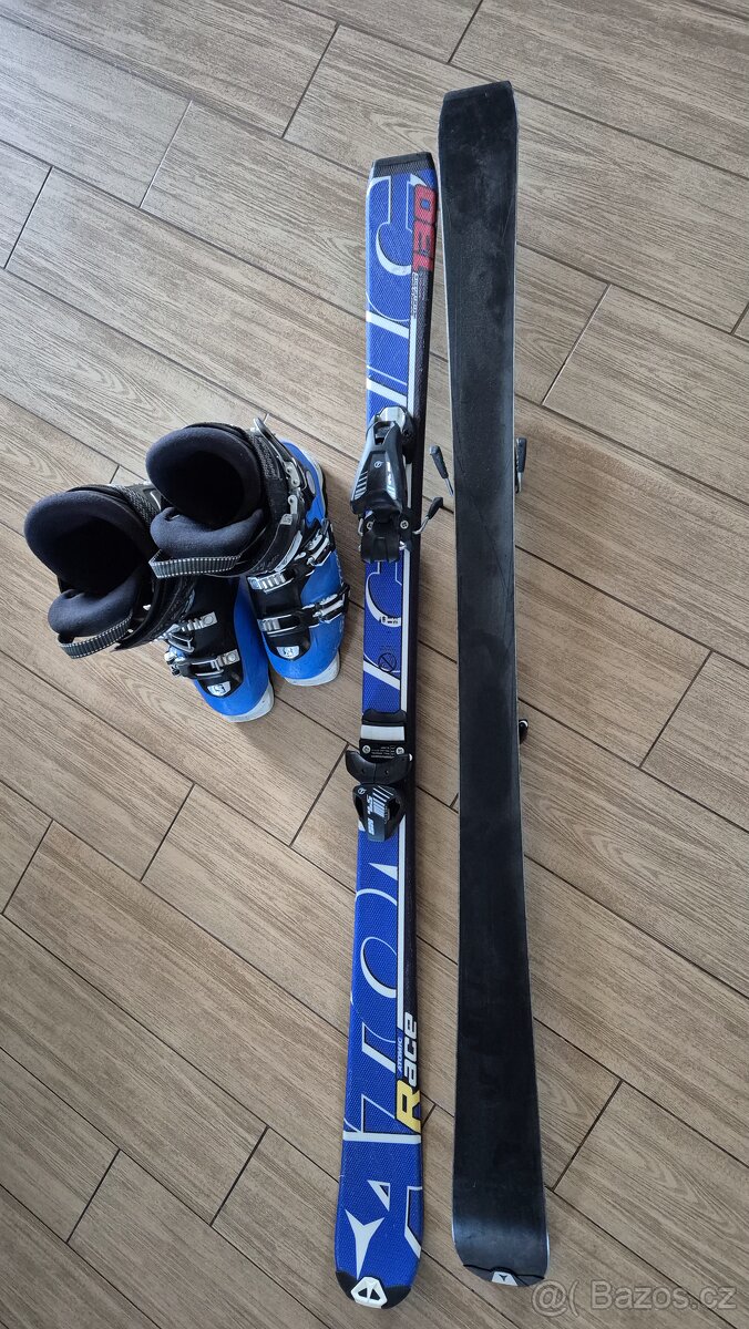 Lyže 130cm a lyžáky 24 - 3