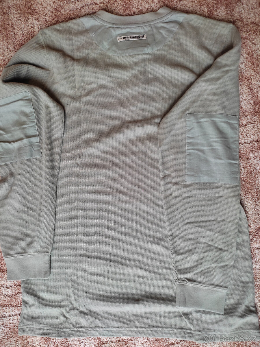 Pánská mikina Harley-Davidson Thermal-Henley - NOVÁ - 3