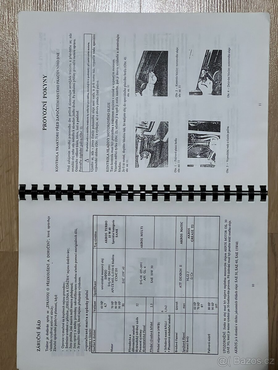 Návod k obsluze a údržbě - Traktor SAME Explorer II - 3