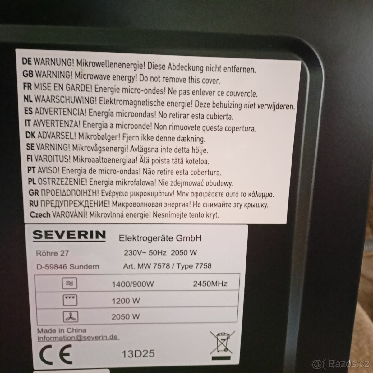 Multifunkční trouba nová - 3