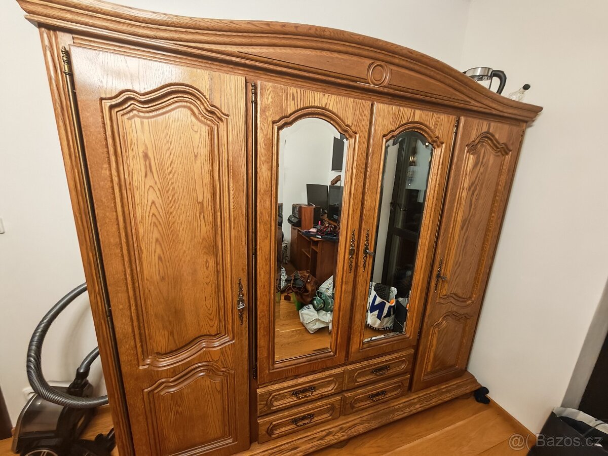 Postel, skříň komoda komplekt - 3