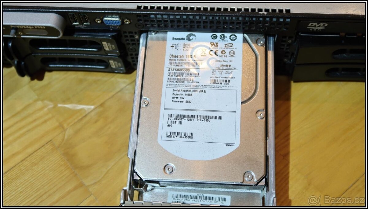Server Dell PowerEdge 2950, Xeon E5310, 6GB DDR2, 4x146GB RA - 3