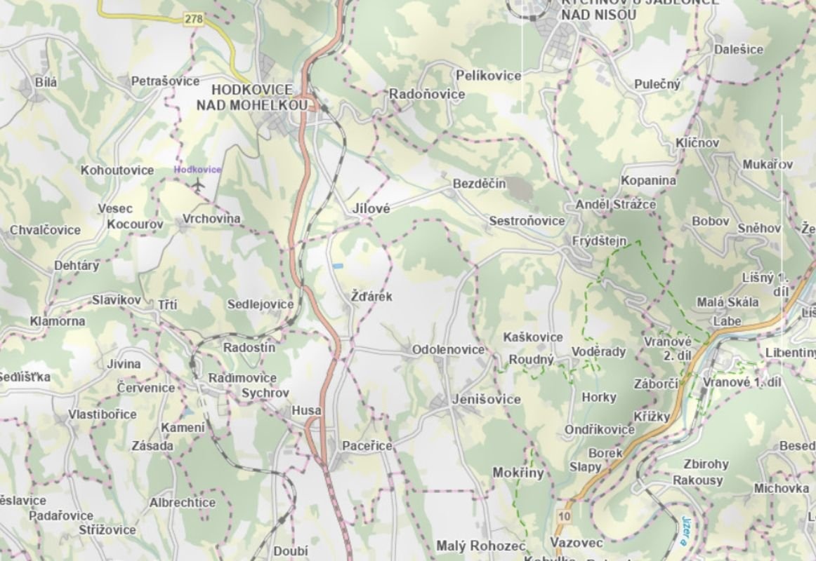 Prodej podílu 1/3 louky 2 878 m², Žďárek - 3