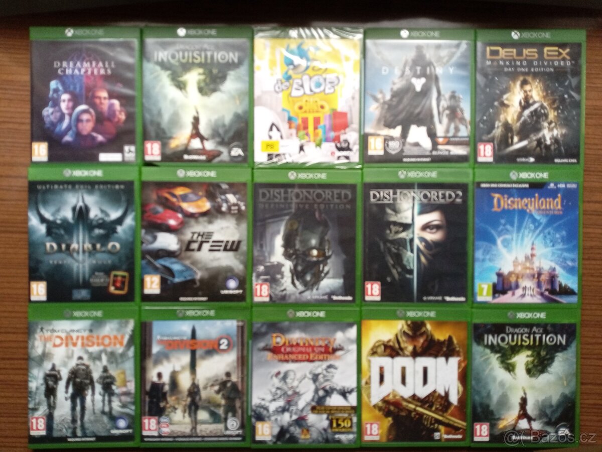 XBOX One Hry (XONE) 1/2 Akce 3+1 - 3