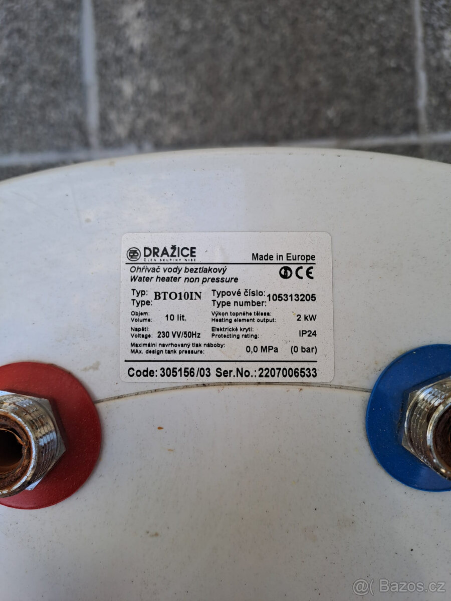 Bojler Dražice 10l - 3