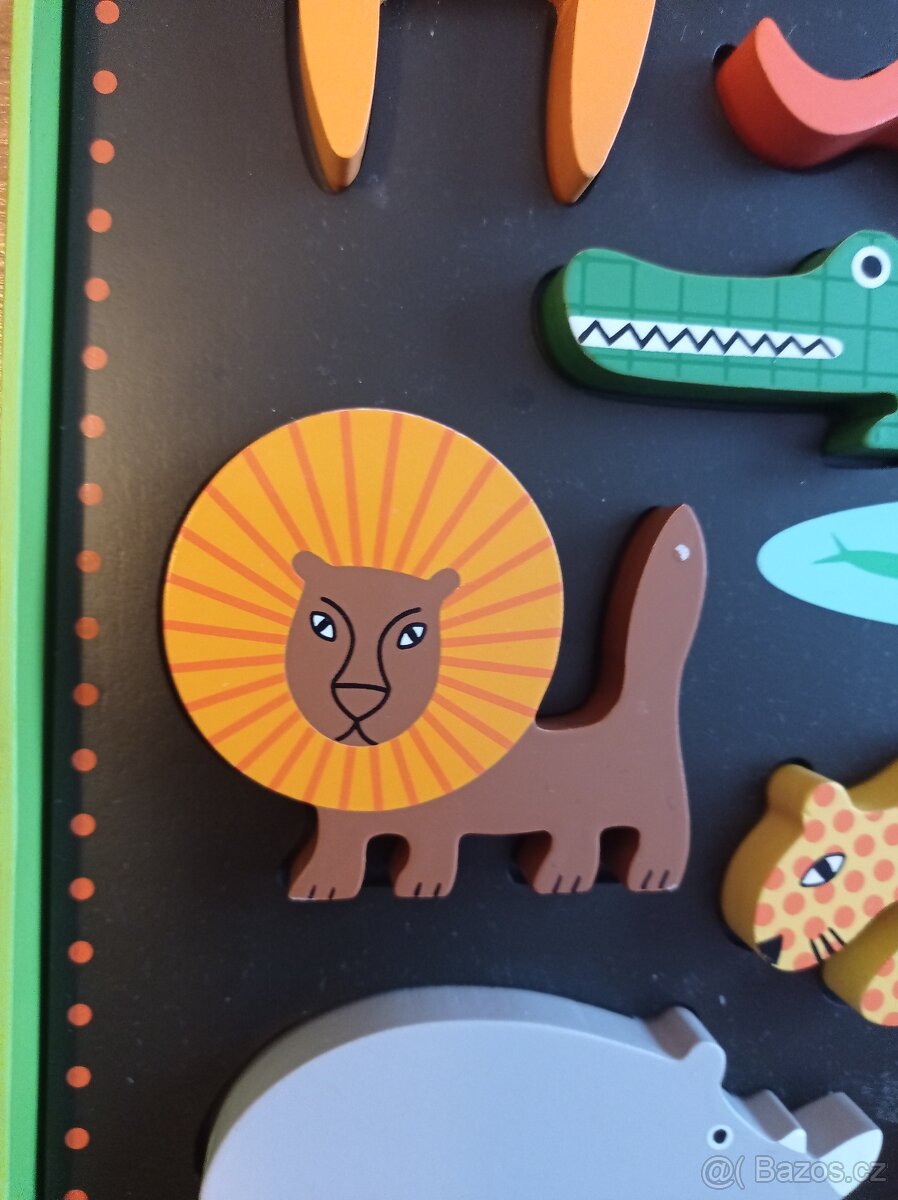 Vkládací puzzle jungle Djeco - 3
