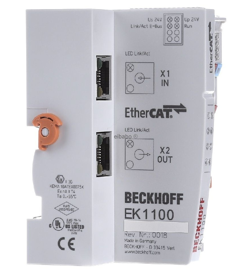 BECKHOFF EK1100 - EtherCAT Coupler nový - 3