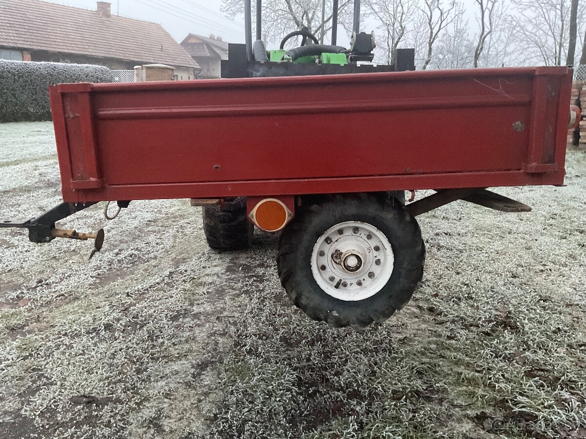 Prodám originál vlek za malotraktor MT8 mini - 3