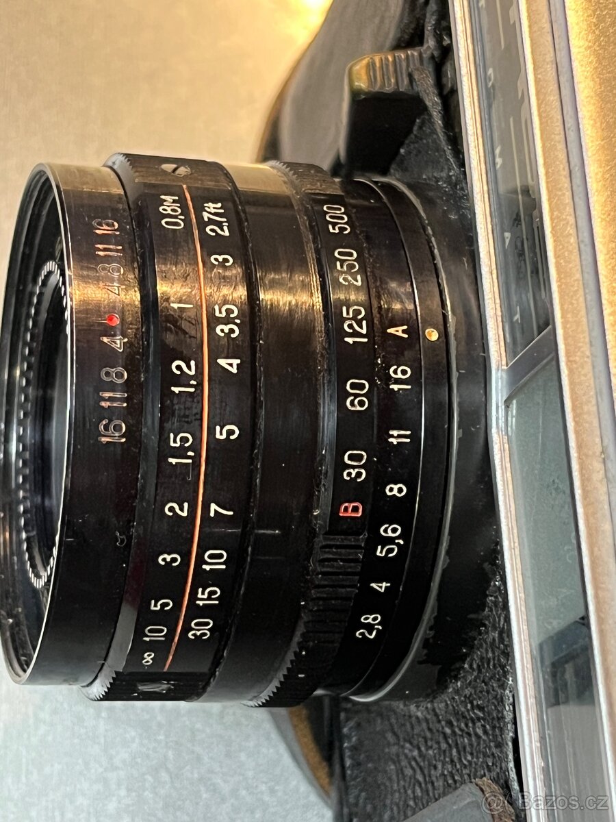 Ruský fotoaparát Sokol Automat + Industar-70 2,8/50 + pouzdr - 3