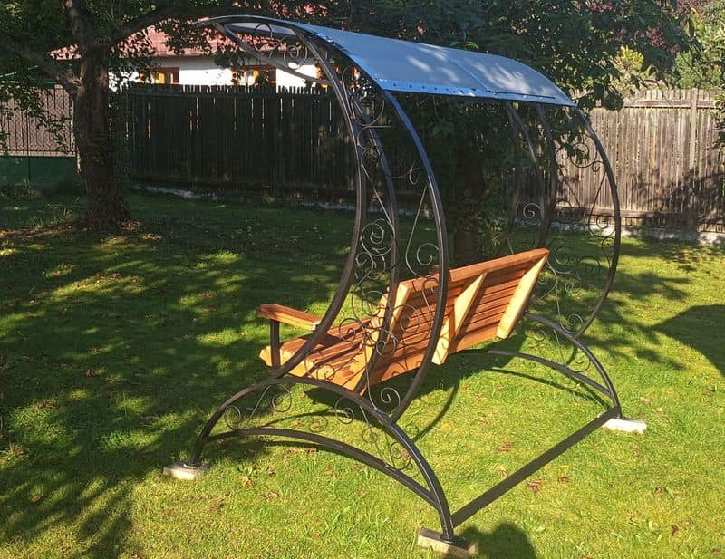 Zahradní kovová houpačka - 3