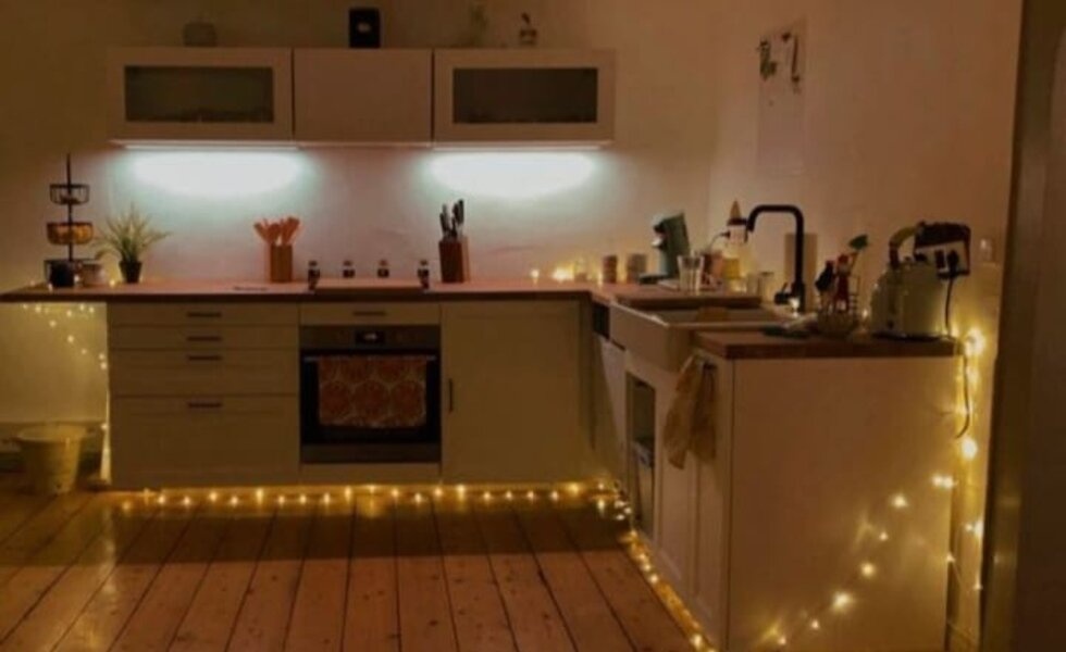 Kuchyně Ikea Metod/Bodbyn, zánovní, se spotřebiči,5702 - 3