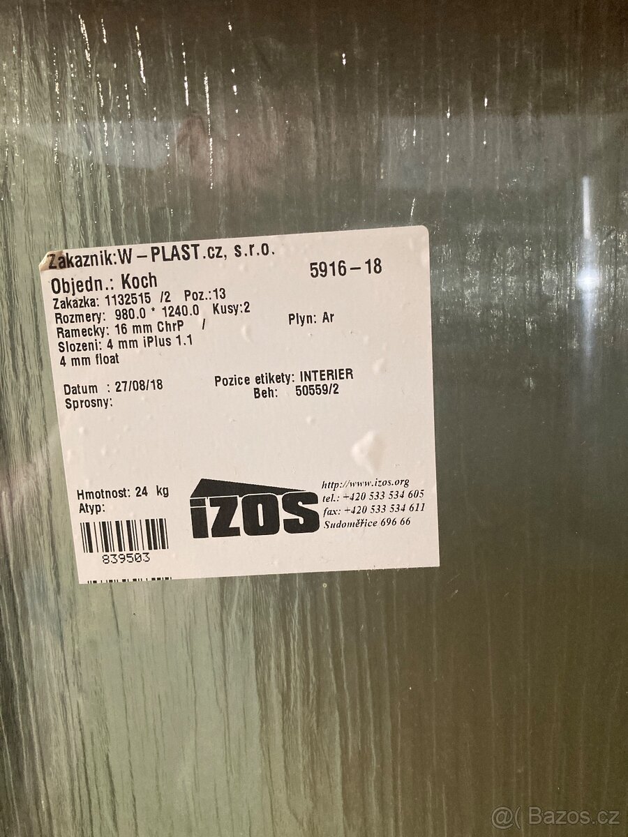 Izolační dvojsko 4ks - 98x124cm - 3