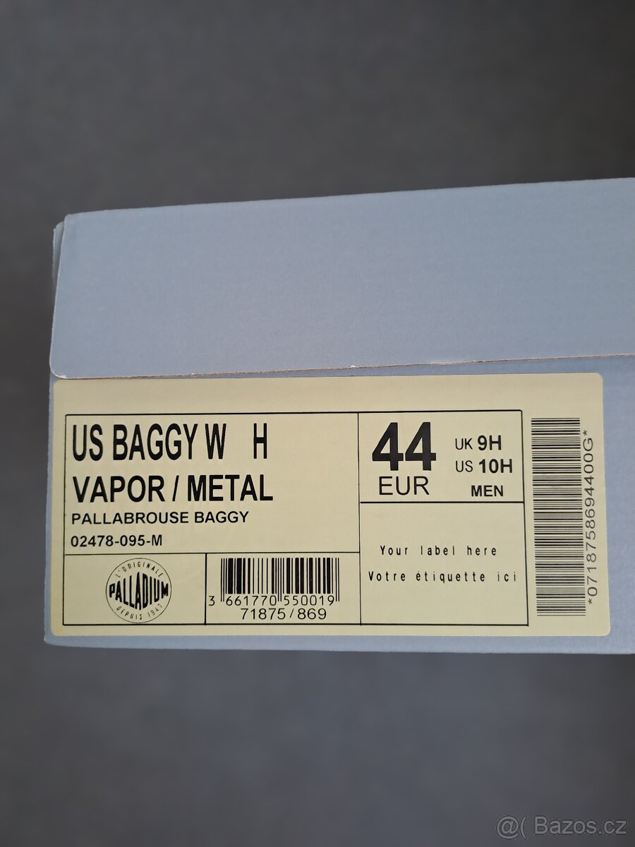 Palladium US BAGGY VAPOR/METAL 44 - 3