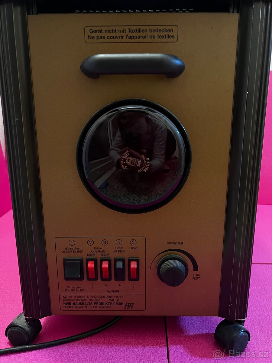 Přenosné topení s infralampou - 3