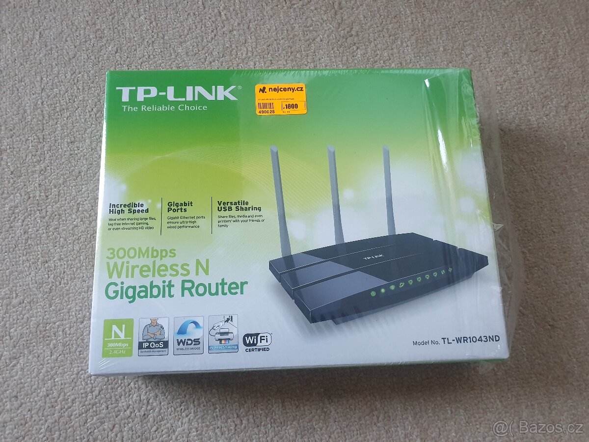 Výkonný router TP-Link TL-WR1043ND - 3