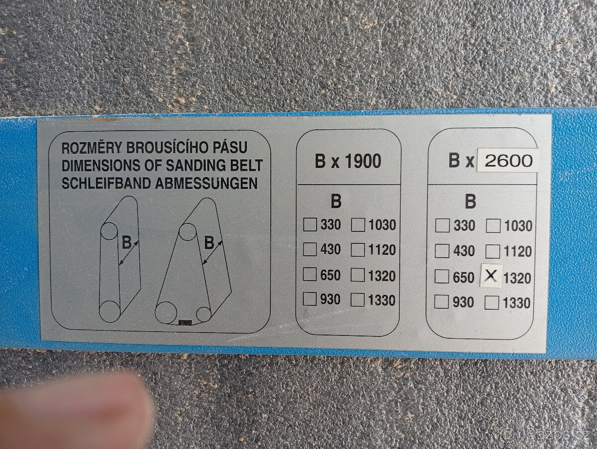 Egalizační bruska Houfek. - 3