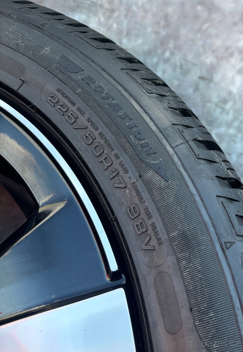 Originál Alu kola Mercedes C-Klasse 225/50/17 DOT23 - 3