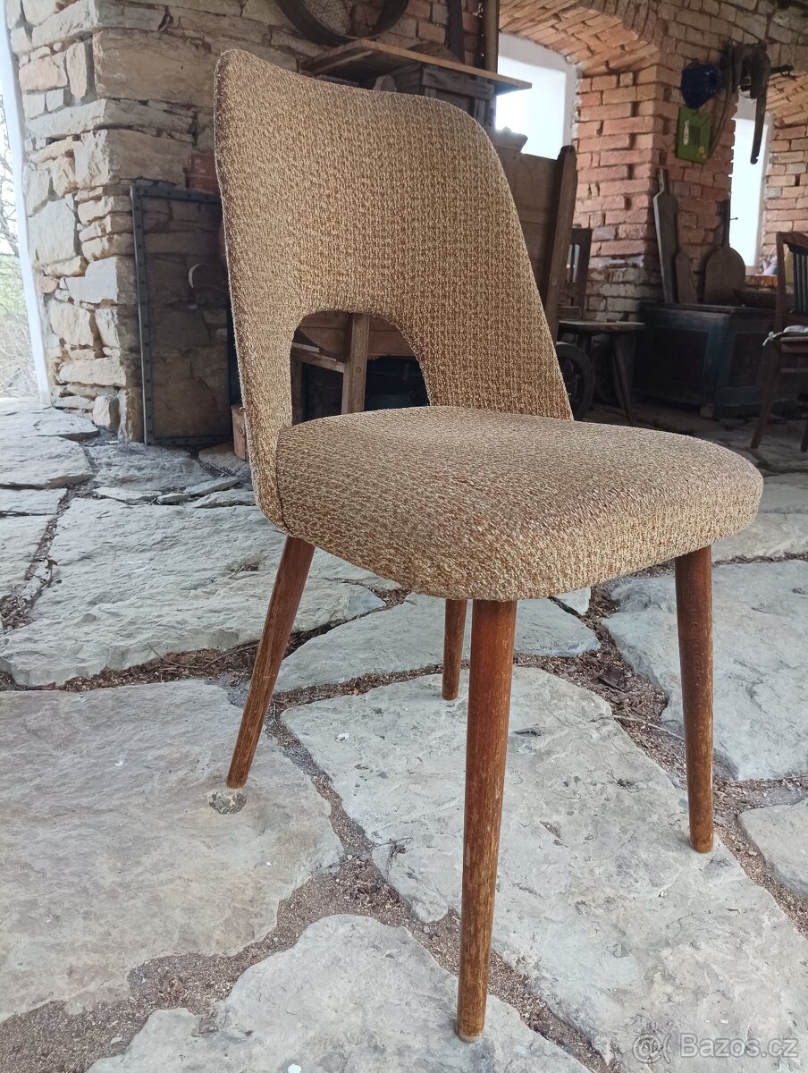 NÁDHERNÁ VINTAGE ŽIDLE TON BRUSEL OSWALD HAERDTL - 3