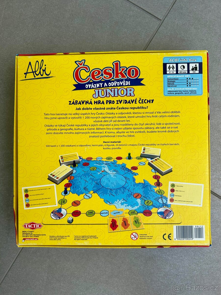 Desková hra Česko junior od Albi - zánovní - 3