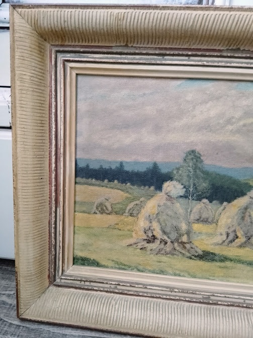 OBRAZ ORIGINÁL „SNOPY NA POLI“ AUTOR E. HORÁK 1951 - 3