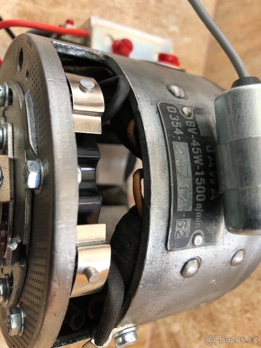 Jawa kývačka, panelka 250 - zapalování po GO, + pól - 3