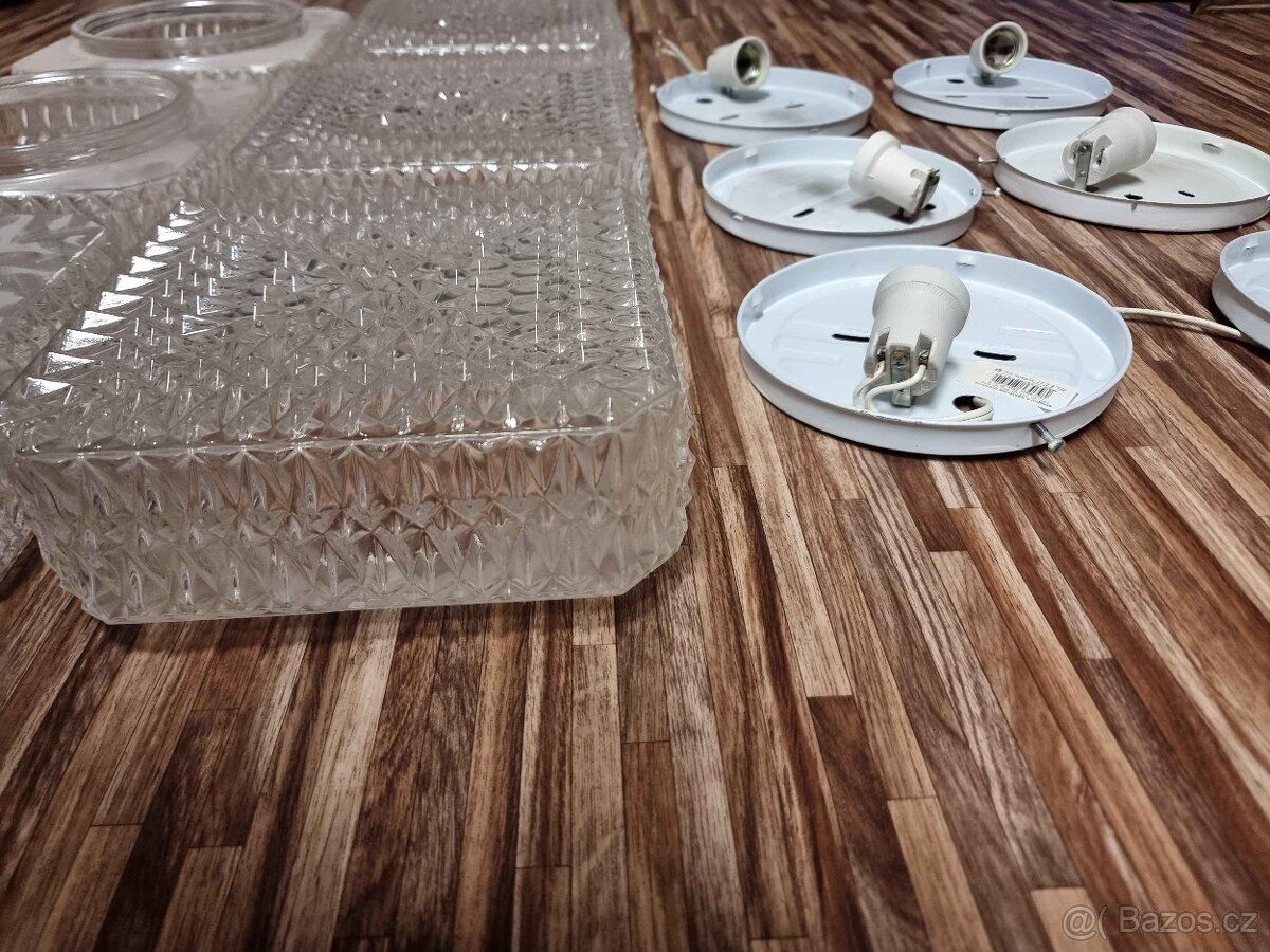 Svítidlo - křišťálové sklo ve tvaru čtverce RAMI - 3