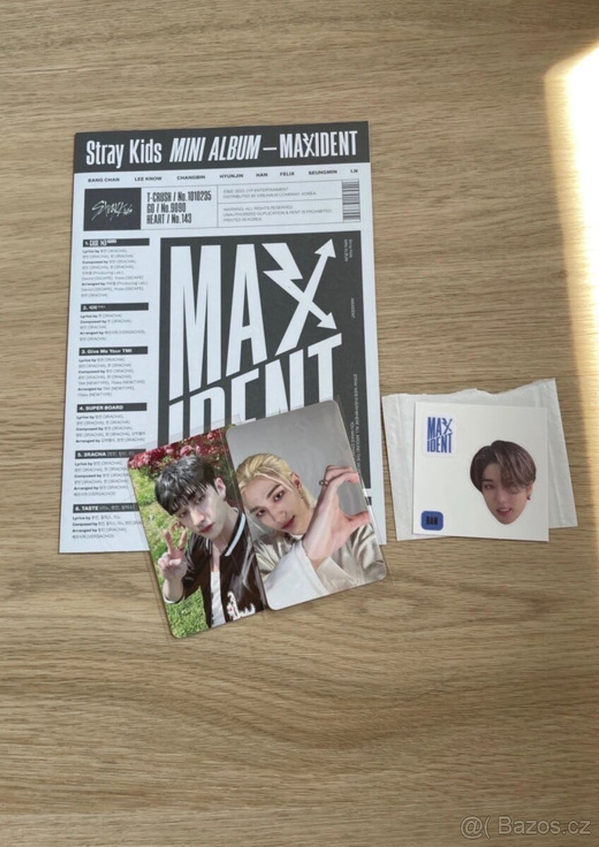 Stray kids Maxident album HEART (standard) - 3