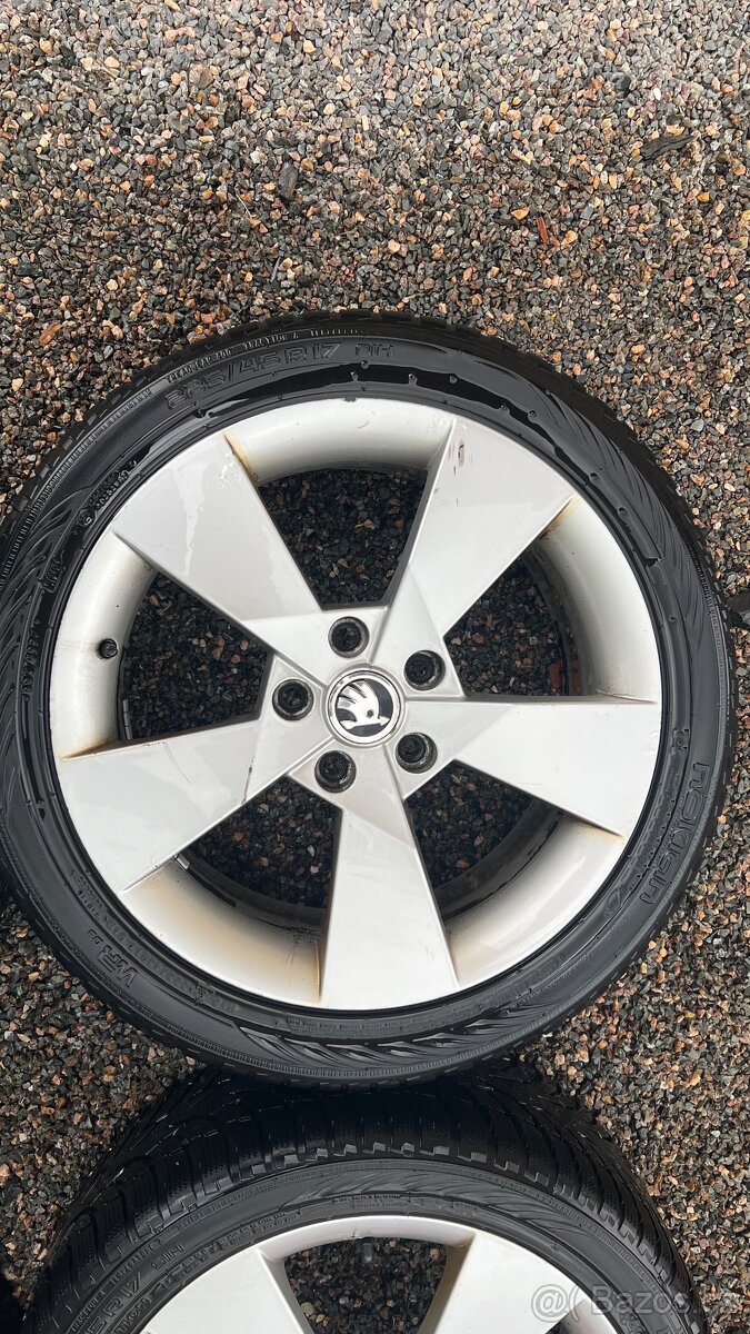 Originální ALU kola 17" z Octavia 3 - 3