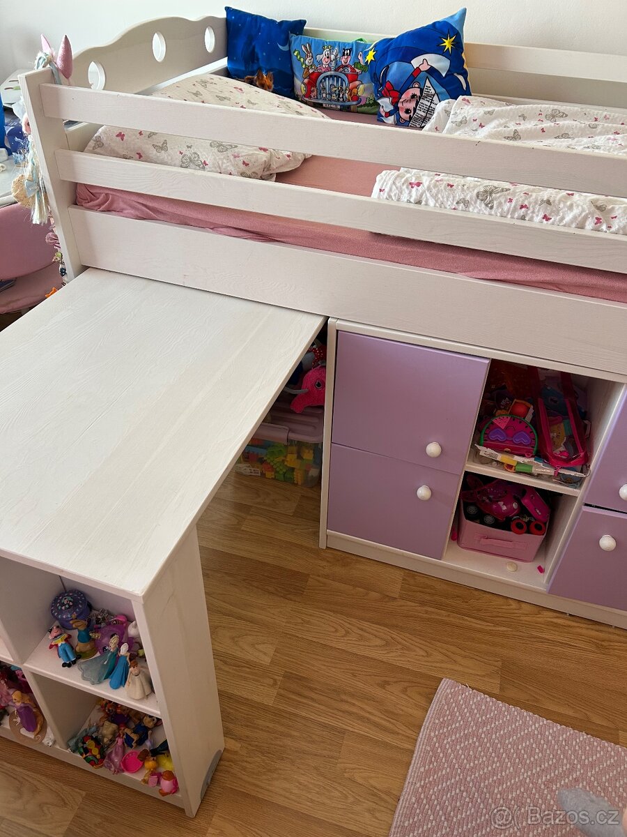 Dětská vyvýšená postel - 3