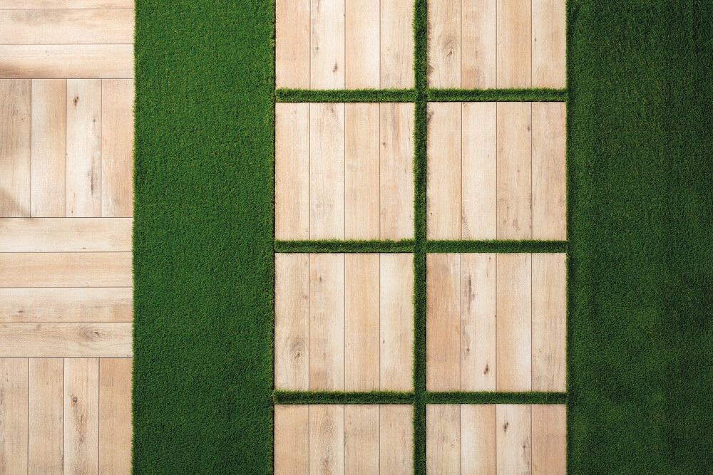 dlažba keramická 60x60x2cm dekor dřevo - 3