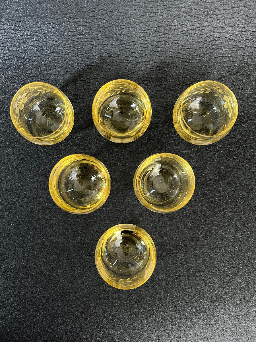 Moser Culbuto 6x sklenice s rytinou 100ml, Eldor - 3