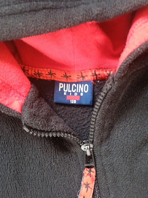 Flísová teplá mikina vel. 128 - 3