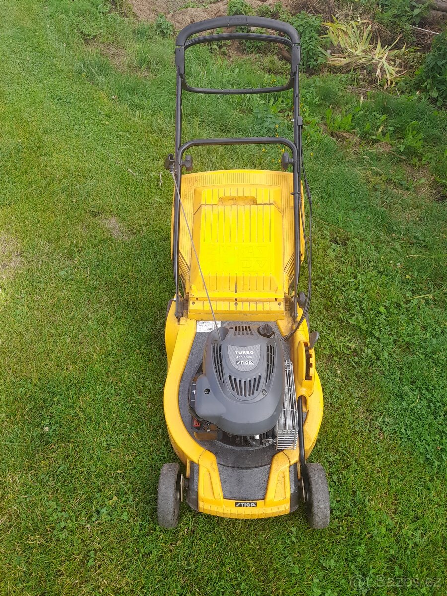Stiga Turbo S47, benzinová sekačka s pojezdem - 3