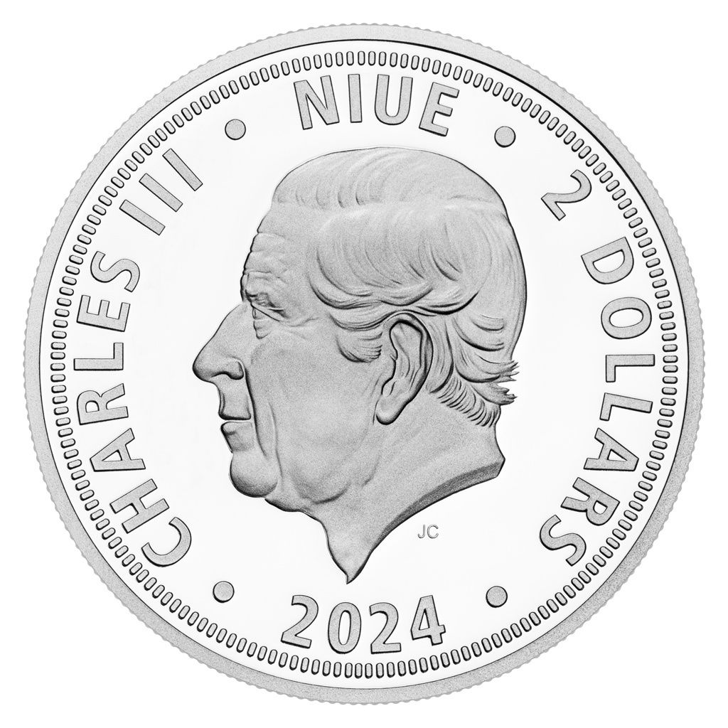 Stříbrná uncová investiční mince Český lev 2024 kolor proof - 3