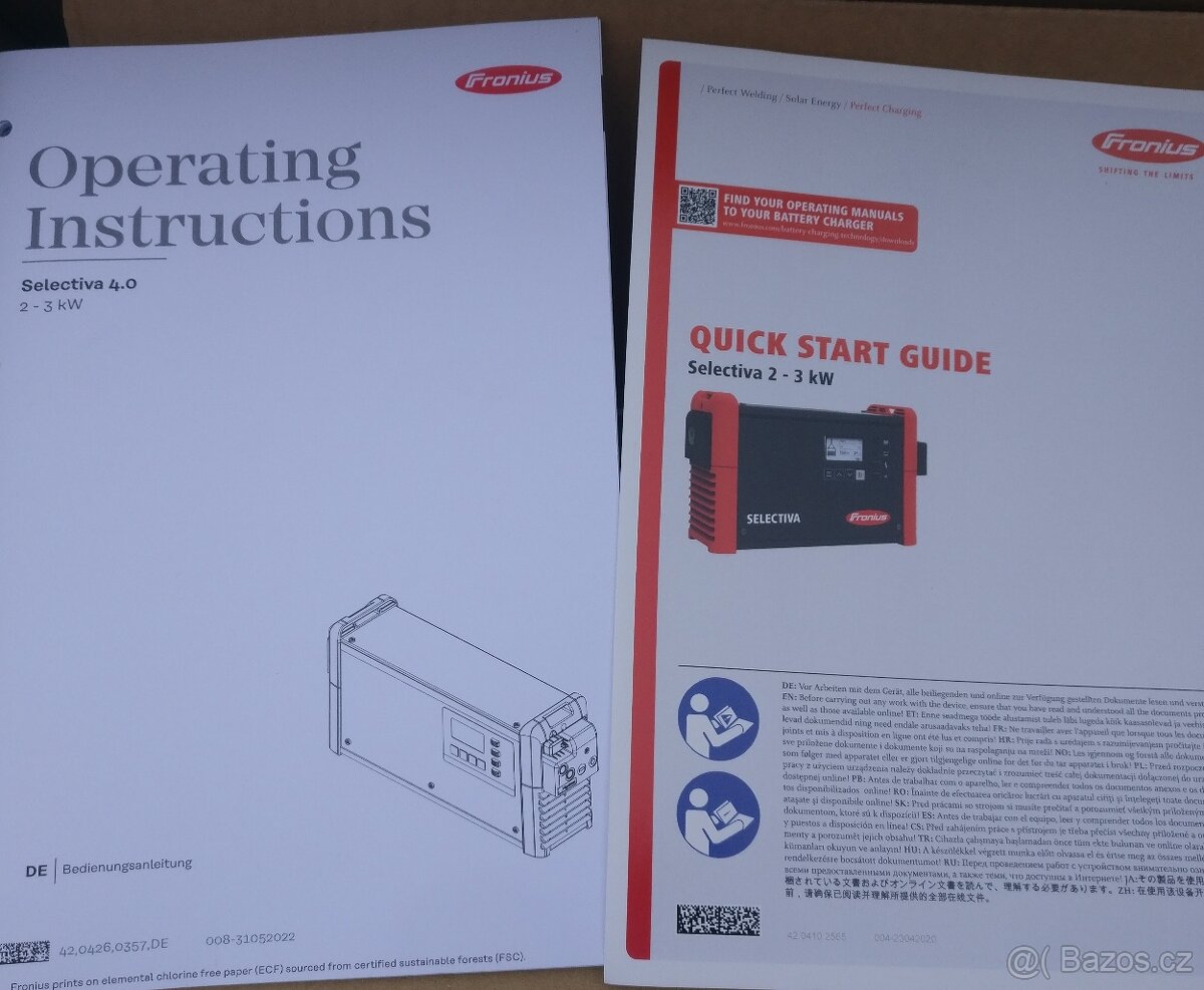 Nabíječka trakčních baterií 24V Fronius Selectiva 4.0.2070 - 3