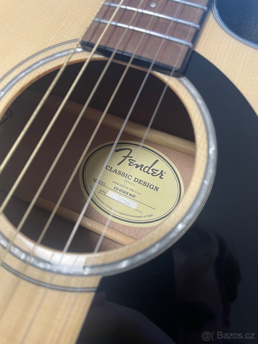 Elektroakustická kytara Fender CD-60SCE WN NAT - 3