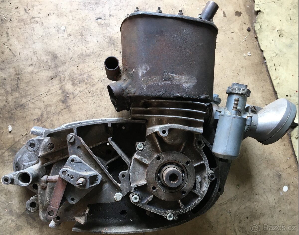 Silniční závodní motor Jawa 250 ccm pérák J. Lakatoš - 3