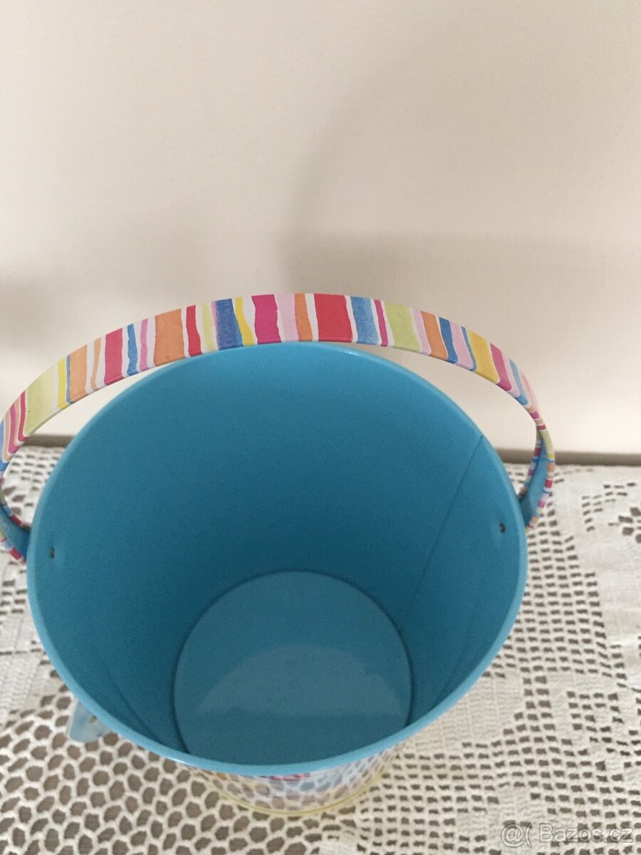 VELKÝ DĚTSKÝ PLECHOVÝ KYBLÍČEK zn. DIDDL - NOVÝ - 3