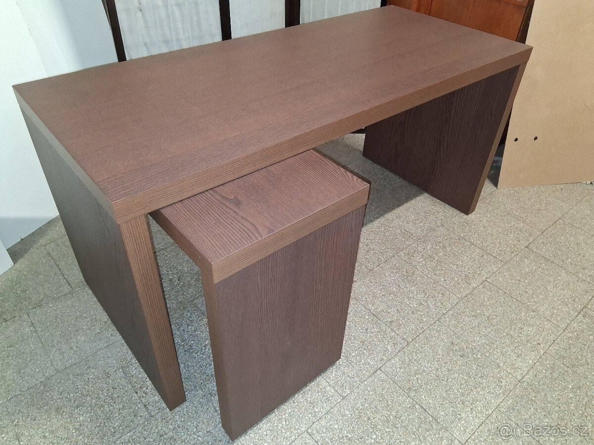 Stůl psací s výsuvným panelem - 3