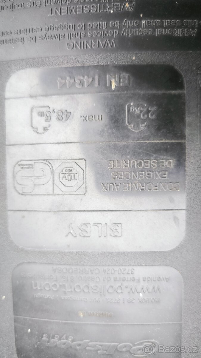 Cyklosedačka do 22kg - 3