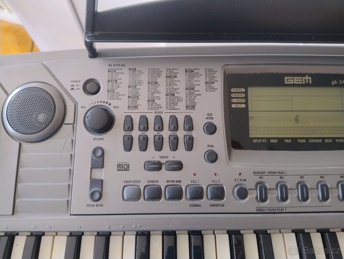 Klávesy GEM GK-340 - 3