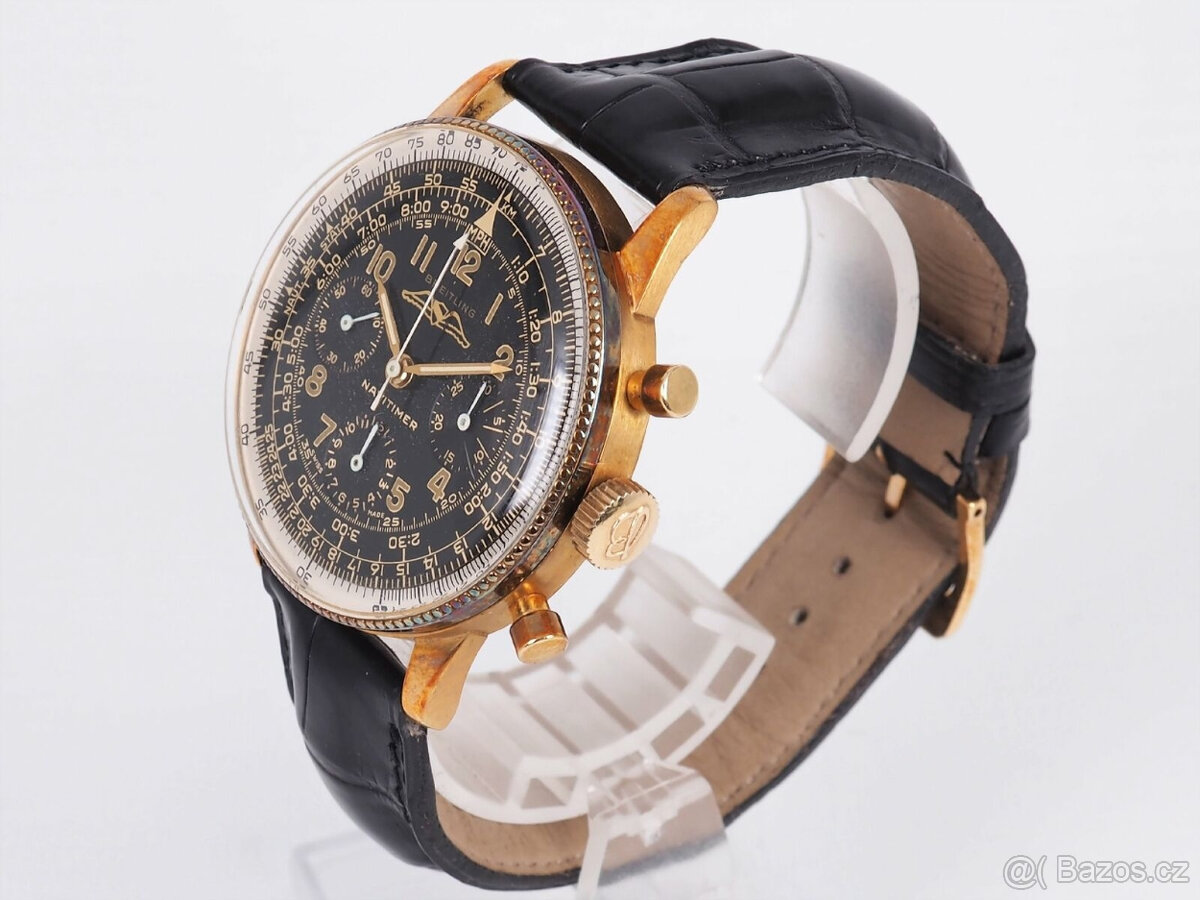 Breitling Navitimer 806 Chronograph 18k Gold Ručně natahovan - 3