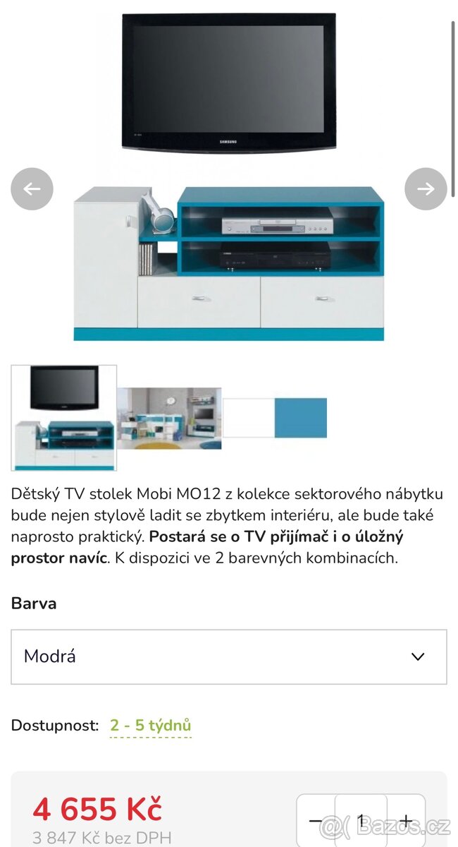 Nový dětský pokoj chlapec modro bílý -50% 6ks - 3
