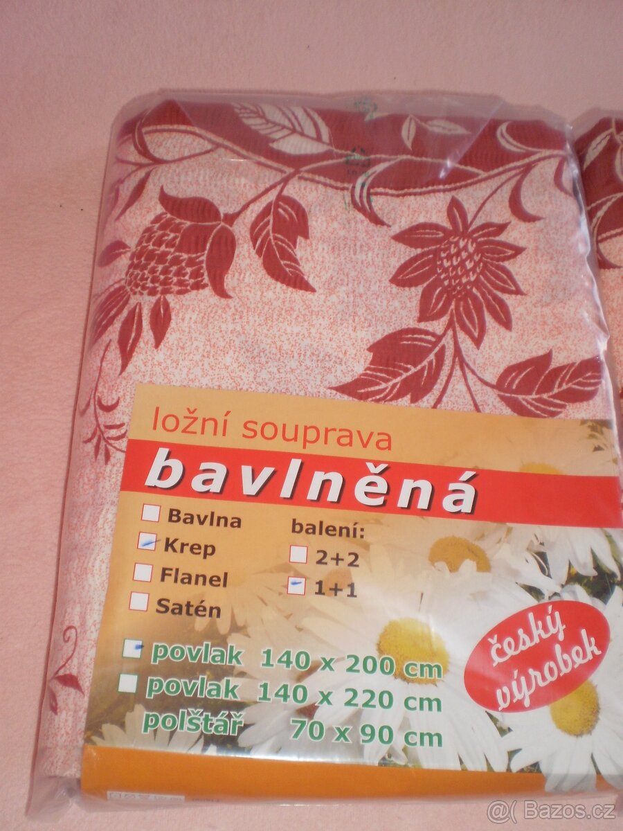 povlečení krepové - 2 komplety - ++NOVÉ++ - 3