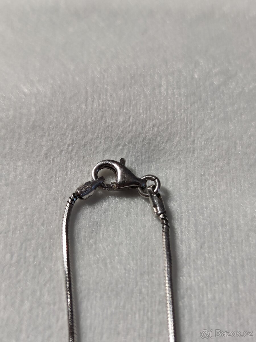 Dva stříbrné náhrdelníky 925/1000 – elegantní šperky - 3