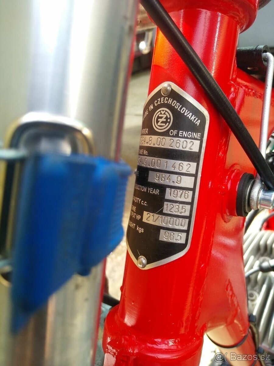 ČZ 984, 125 vo výbornom stave, kross - 3