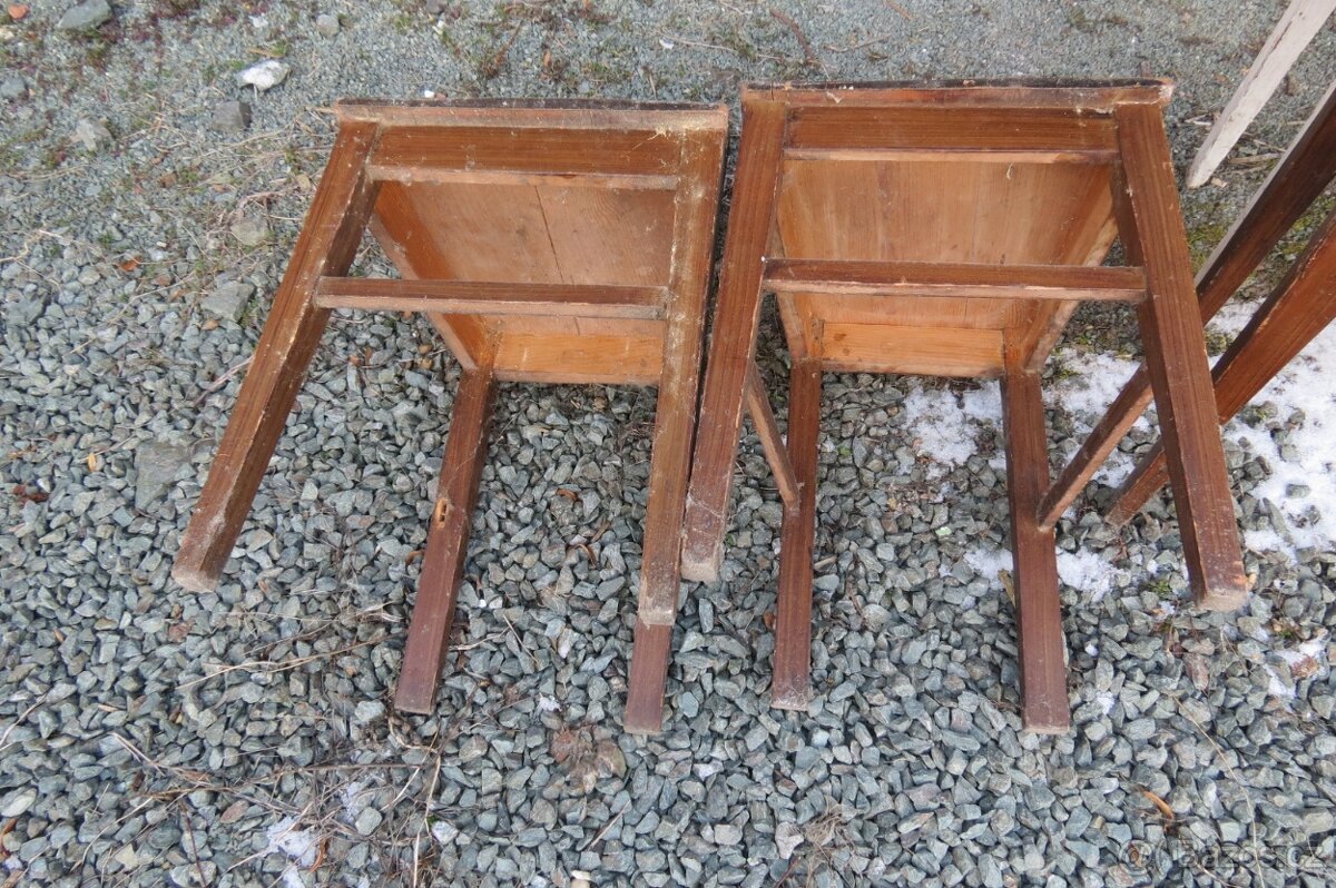 4 x stará židle - 3