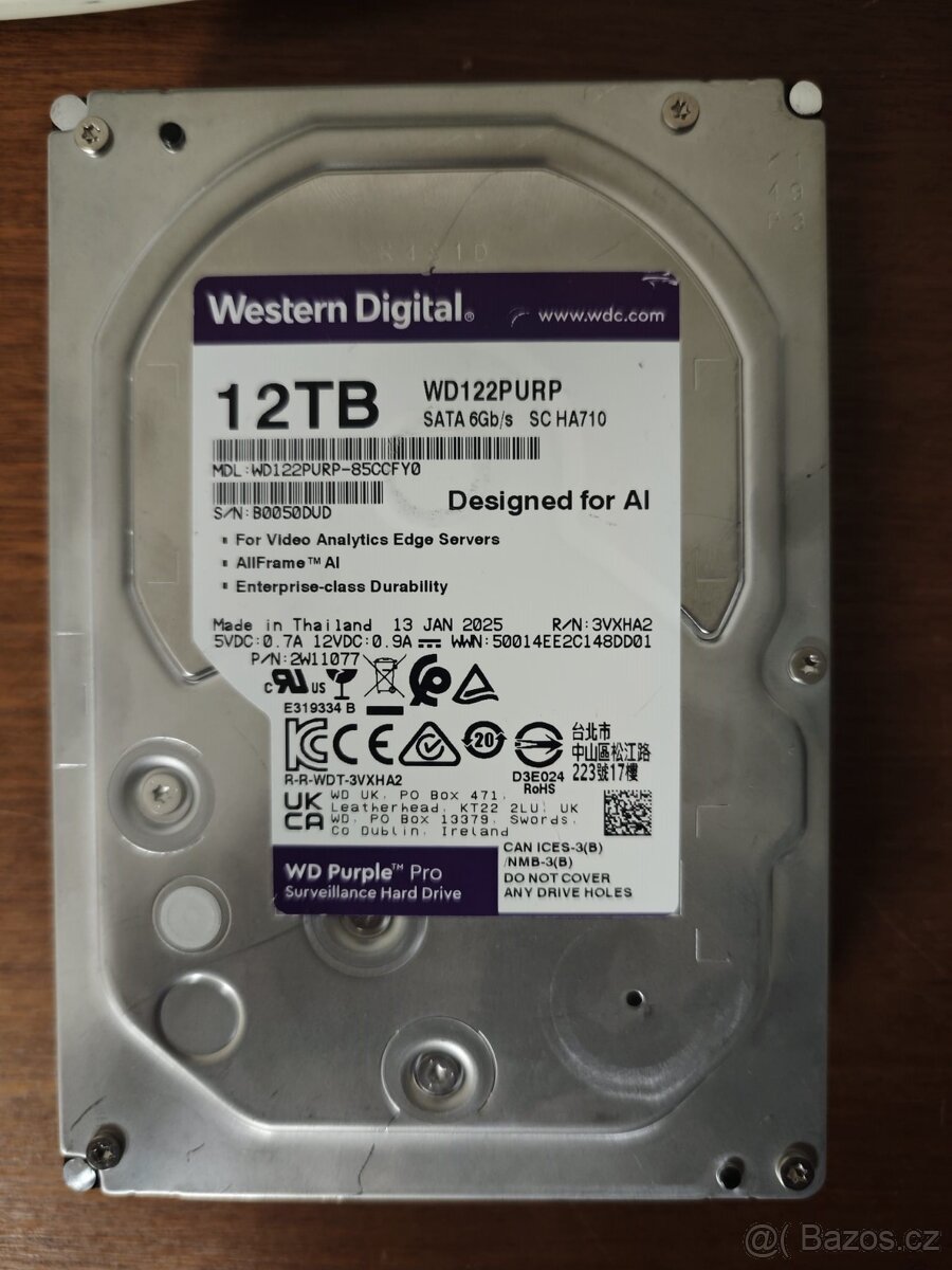 HDD WD 3.5" 1tb, 4tb, 12tb, 14tb - 3